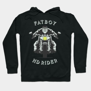 MOTORCYCLE BIKE RIDER - FATBOY RIDER Hoodie